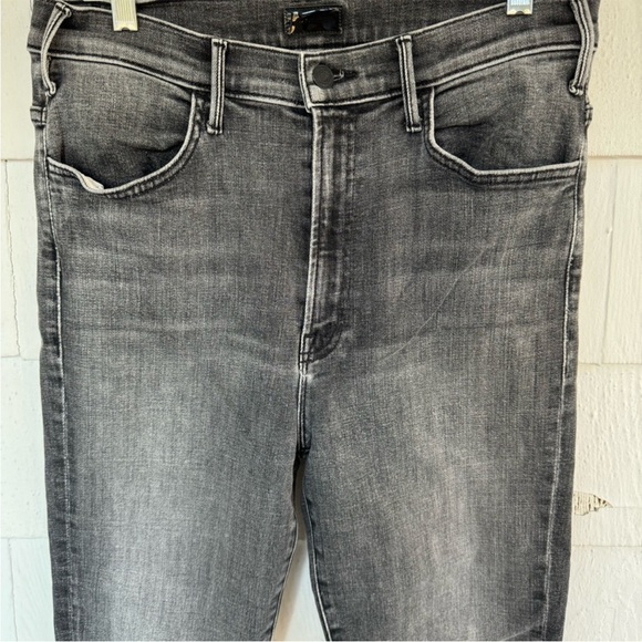 MOTHER The Hustler Ankle Fray Sharing Secrets Jeans Grey size 31 - Picture 3 of 9